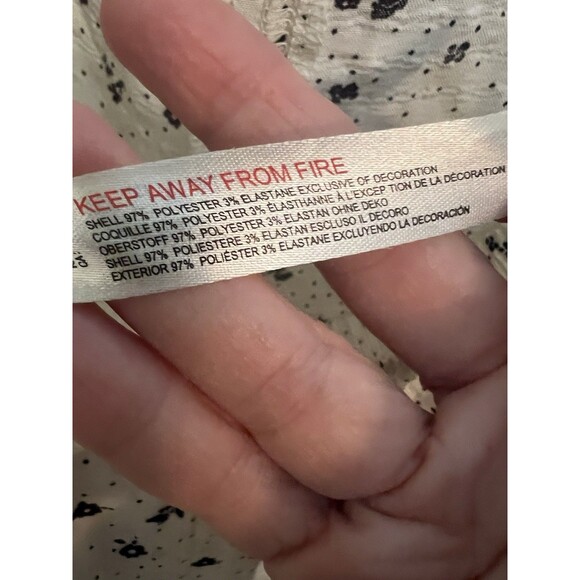 Free People Coming Home Romper Ivory Combo Size Large Jumpsuit - Picture 8 of 8